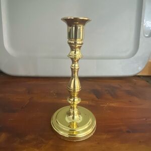 Baldwin Shiny Gold Candle Holder